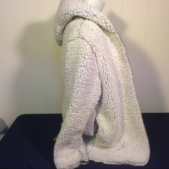 Pink Victoria’s Secret Open Sherpa Hooded Jacket - Picture 3 of 9